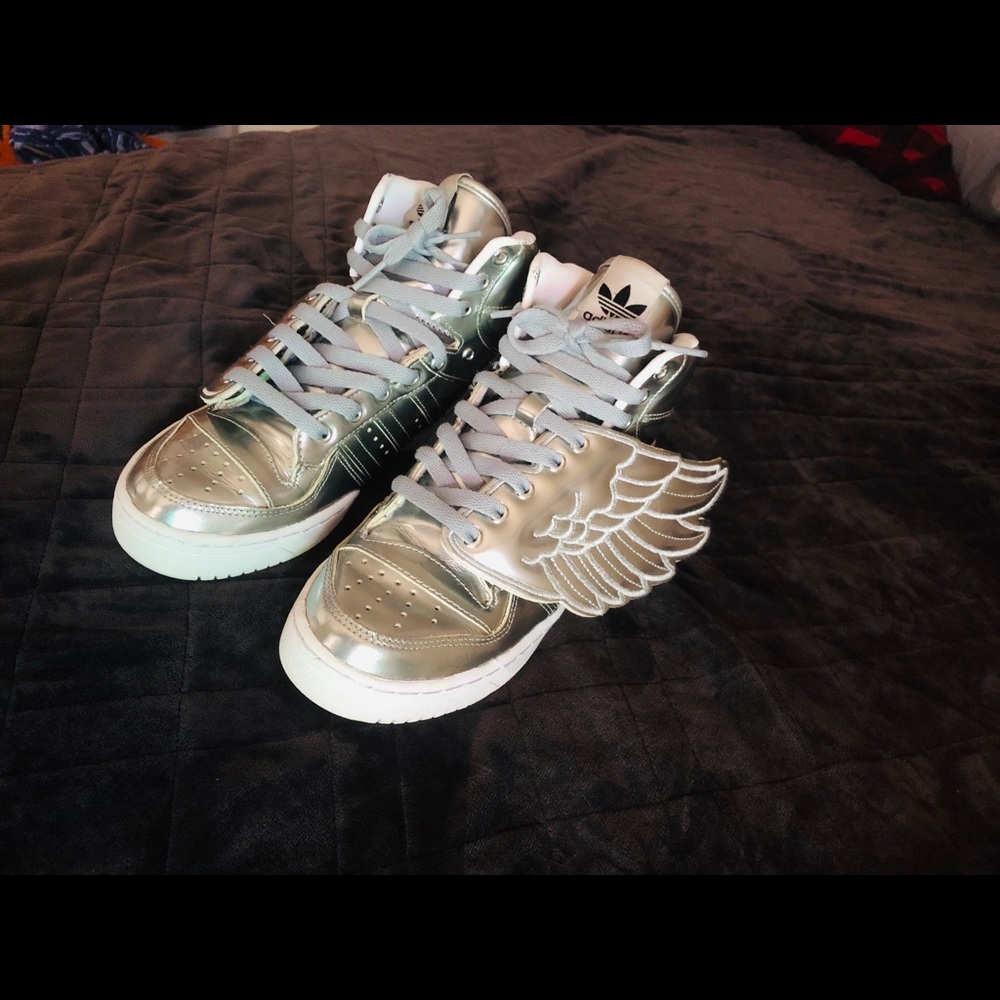 Adidas Js Wing Metallic Silver